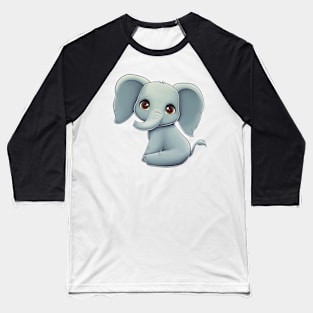 Baby Elephant Baseball T-Shirt